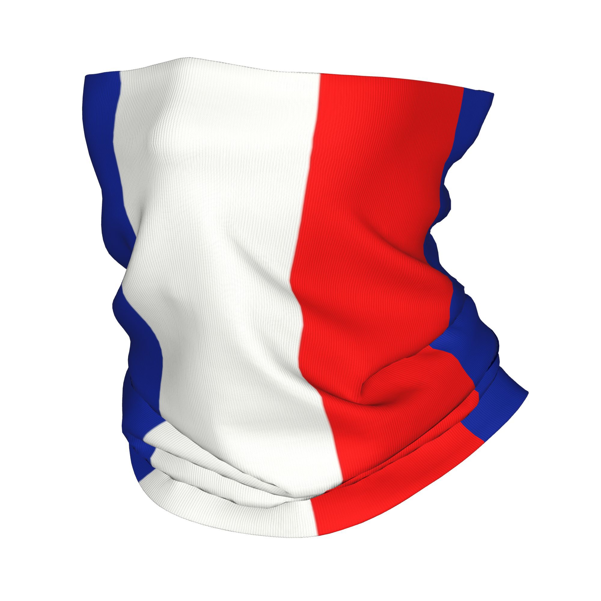 Neck Gaiter Fleece - Bandeira francesa personalizada frança bandana inverno
