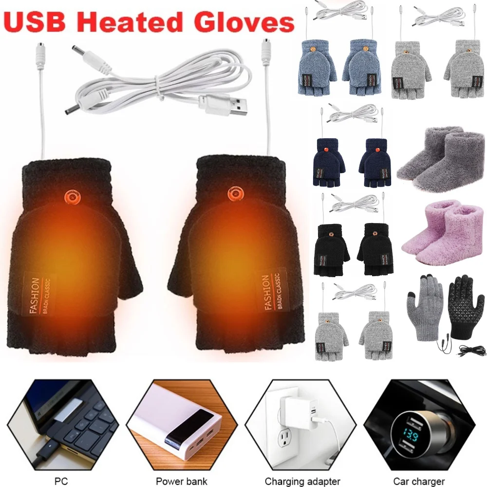 Hand Warmer Electric - Usb elétrico aquecido luvas de inverno