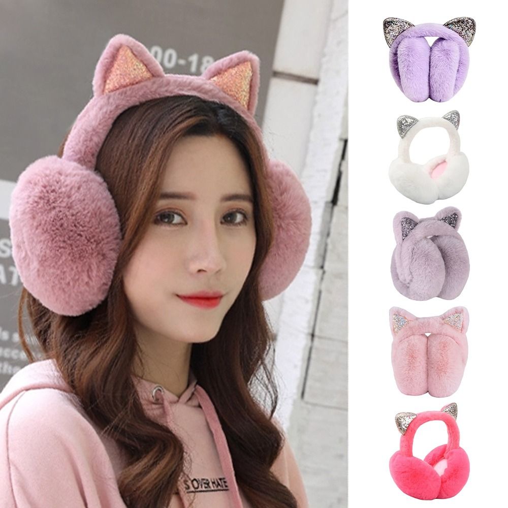 Bonito coelho design animal or - Earmuffs Foldable avaliação e preço