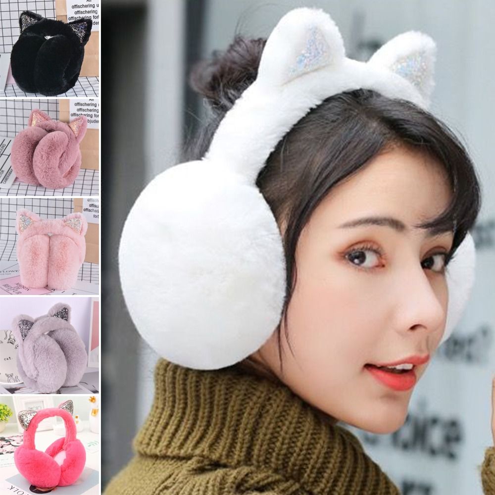 Bonito coelho design animal or - Earmuffs Foldable avaliação e preço