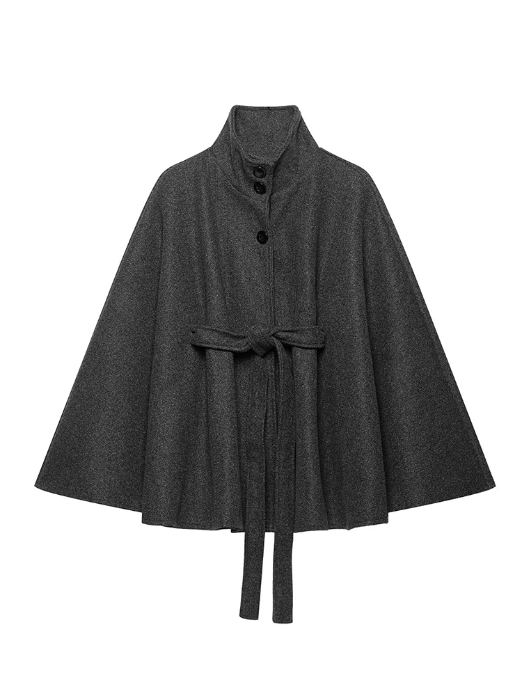 Casacos Femininos de Lã TFMLN  - Wool Coat Peacoat avaliação e preço