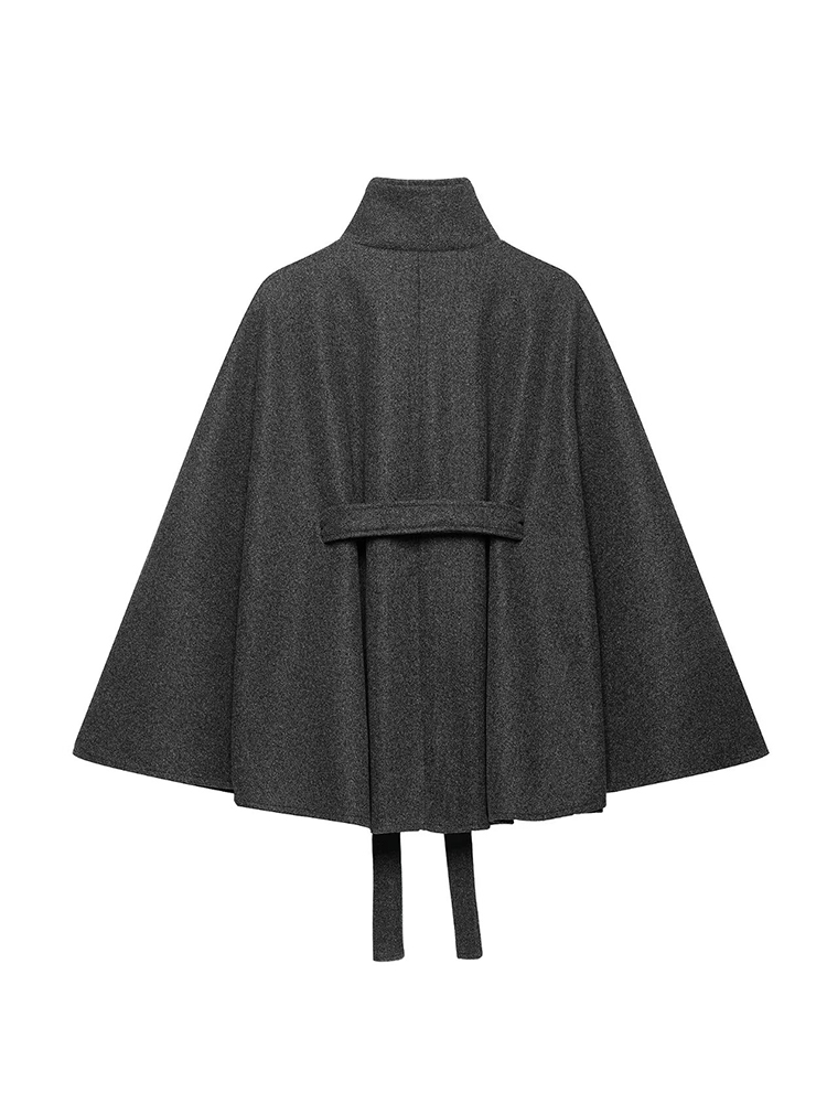 Casacos Femininos de Lã TFMLN  - Wool Coat Peacoat avaliação e preço