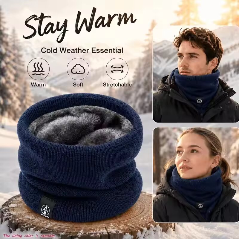 Cachecol de Pescoço de Inverno - Wool Scarf Men avaliação e preço