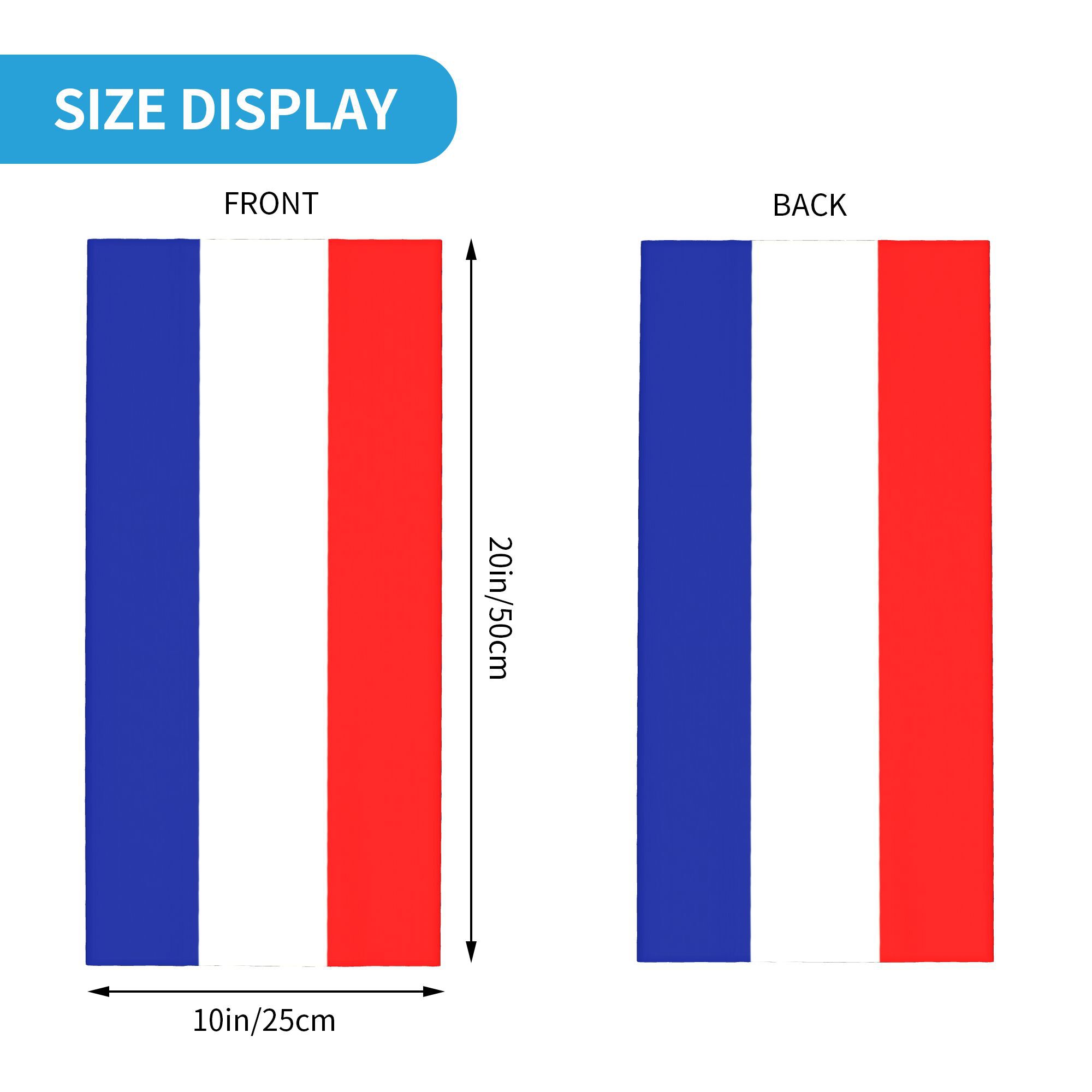 Bandeira francesa personalizad - Neck Gaiter Fleece avaliação e preço