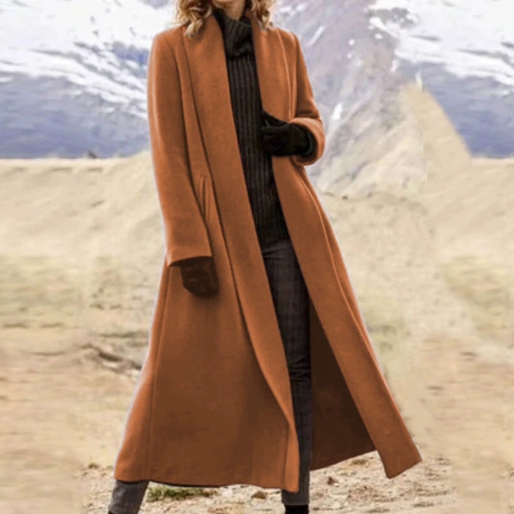 Casaco de Lã Extra Longo Plus  - Wool Coat Peacoat avaliação e preço