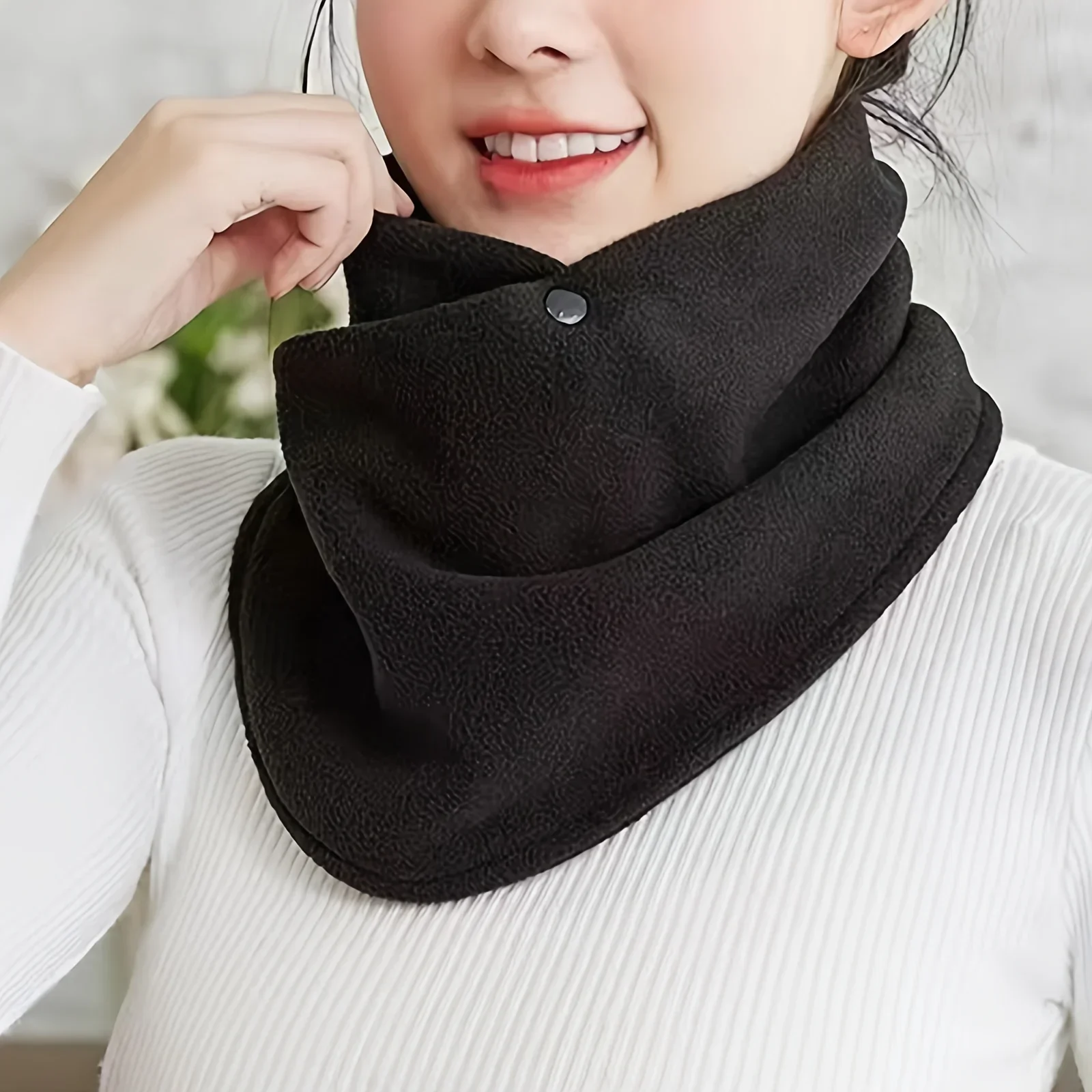 Novo velo de cordeiro para mul - Neck Gaiter Fleece avaliação e preço