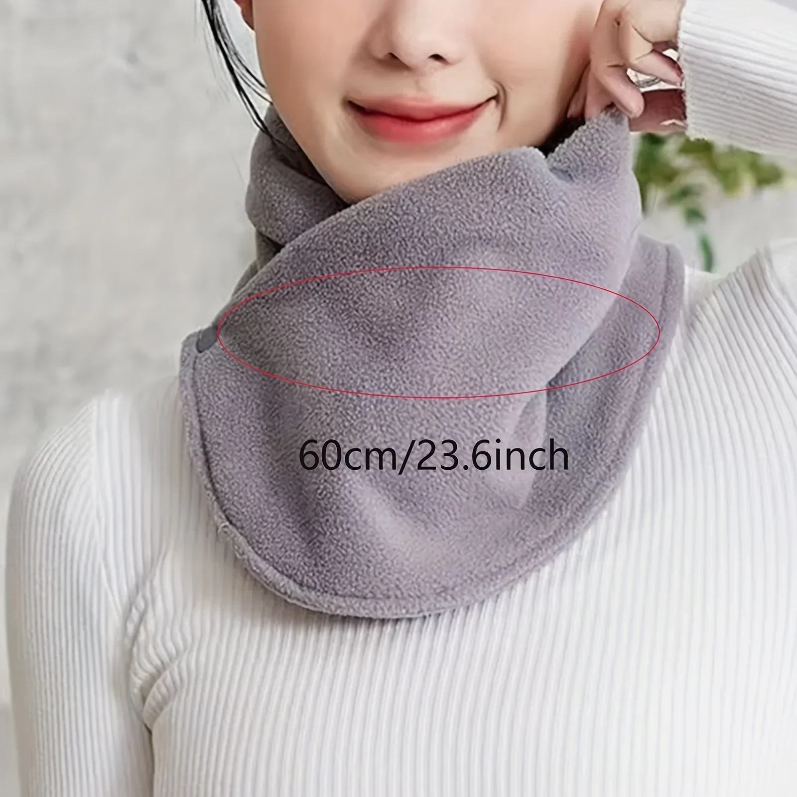 Novo velo de cordeiro para mul - Neck Gaiter Fleece avaliação e preço
