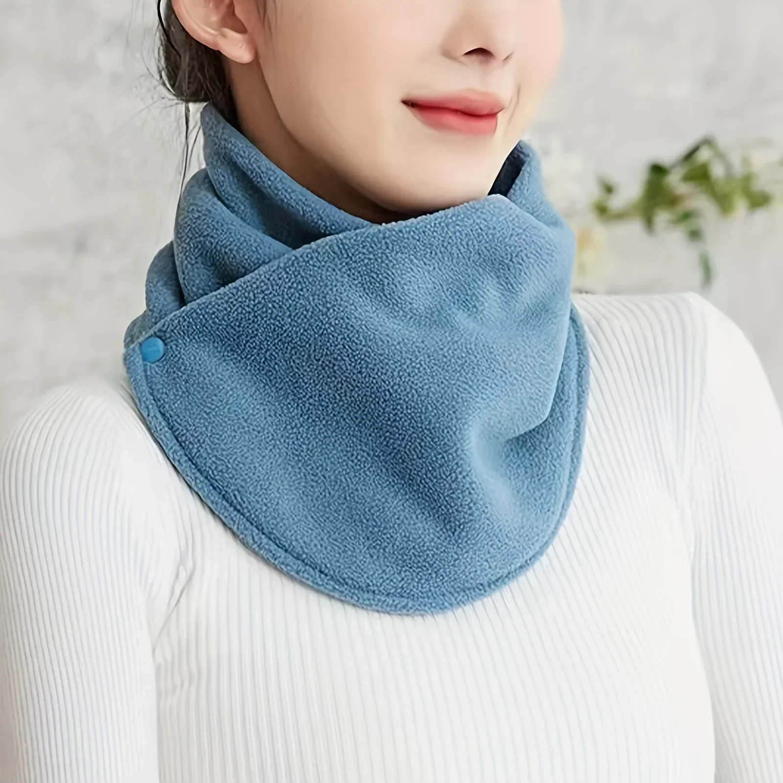 Novo velo de cordeiro para mul - Neck Gaiter Fleece avaliação e preço