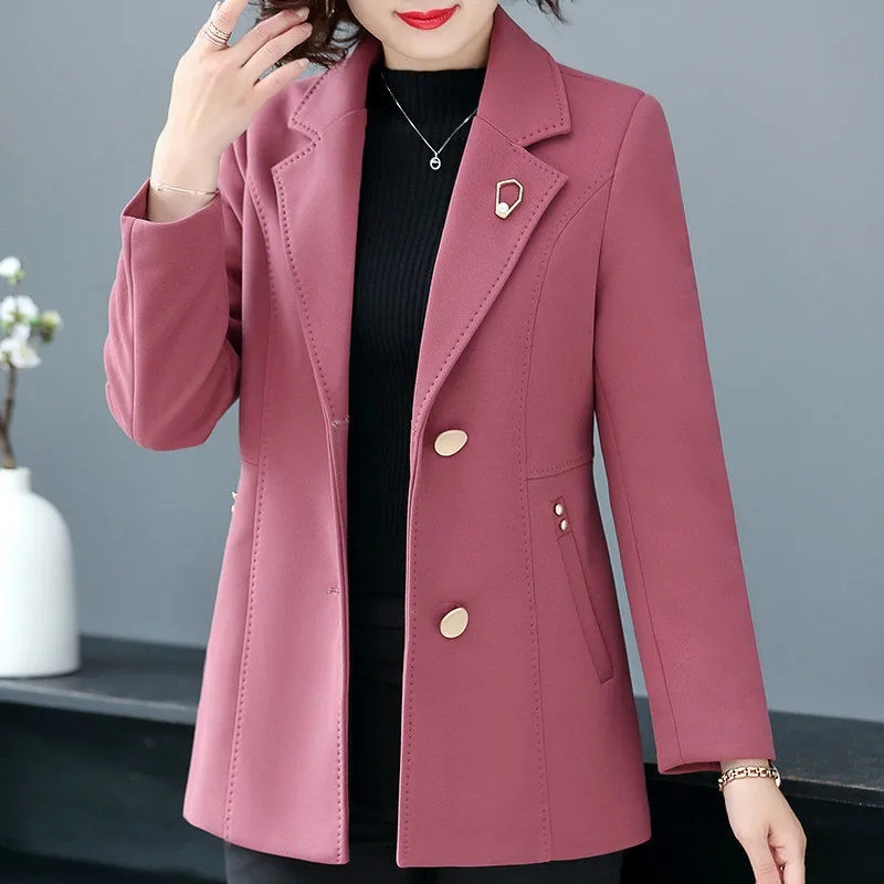 Casaco de outono curto 40 anos - Wool Coat Peacoat avaliação e preço